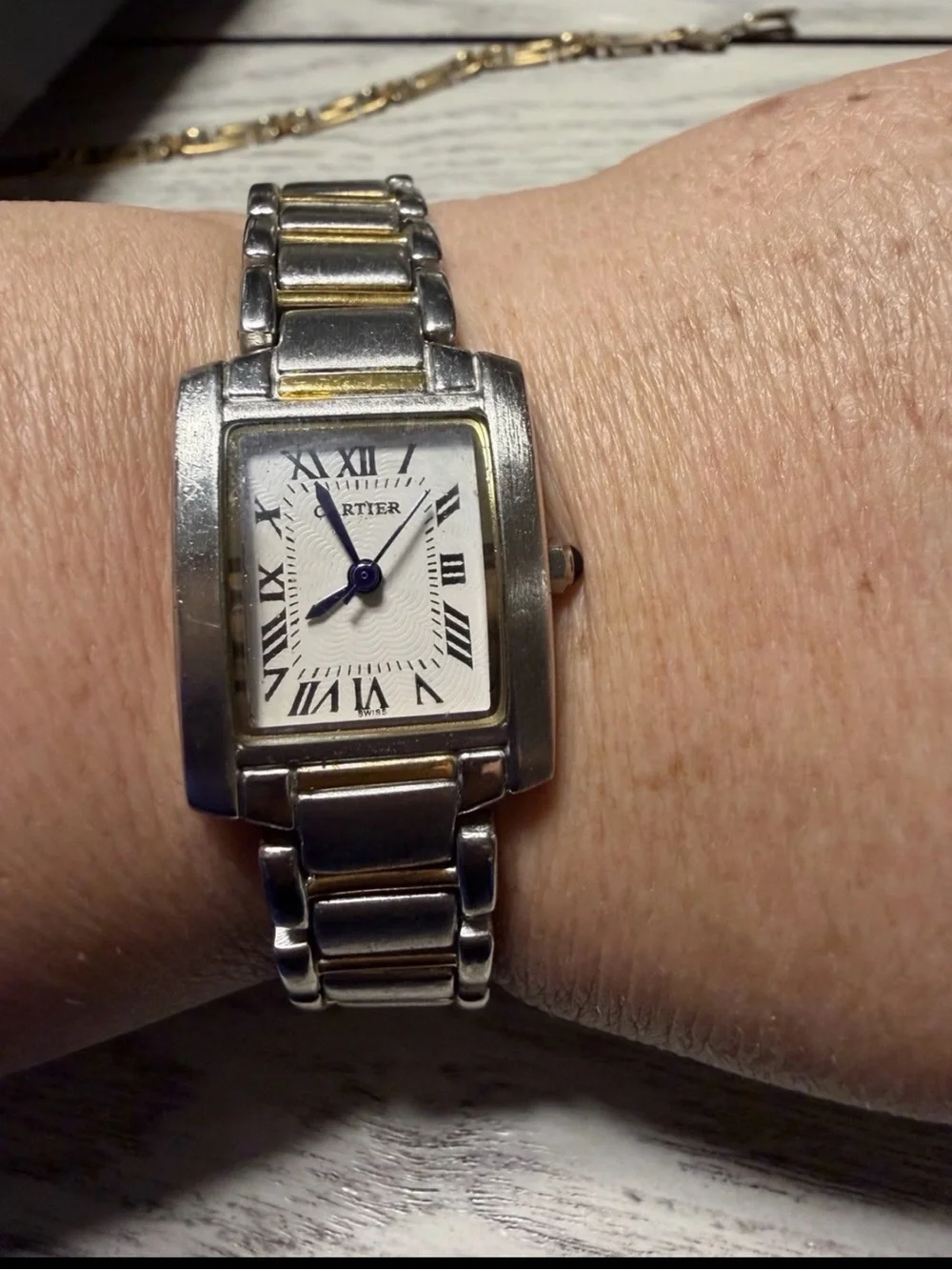 Cartier Silver-Tone Stainless Steel Quartz Watch